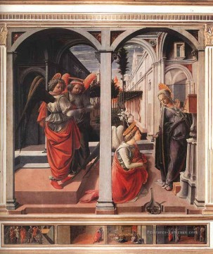 l’Annonciation 1445 Renaissance Filippo Lippi Peinture à l'huile
